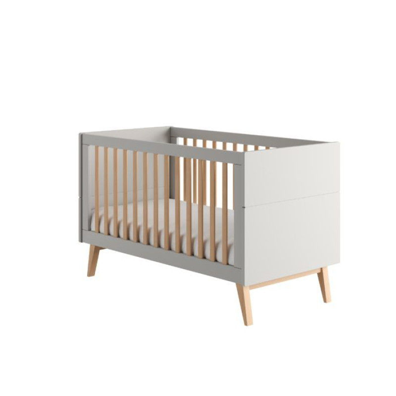 Baby crib 140x70 (Swing Gray collection)